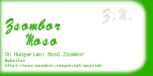 zsombor moso business card